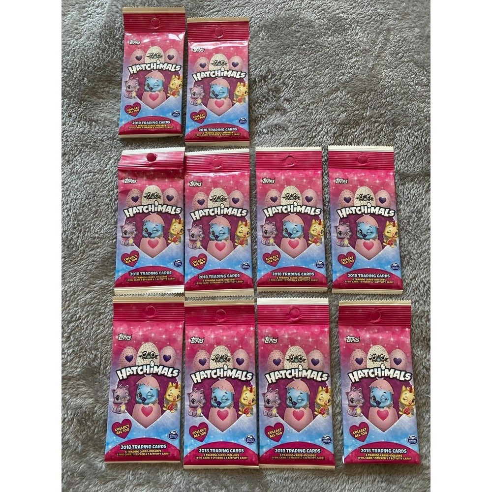 Topps Hatchimals 2018 Trading Cards Unopened Sealed 10 Sets s13
